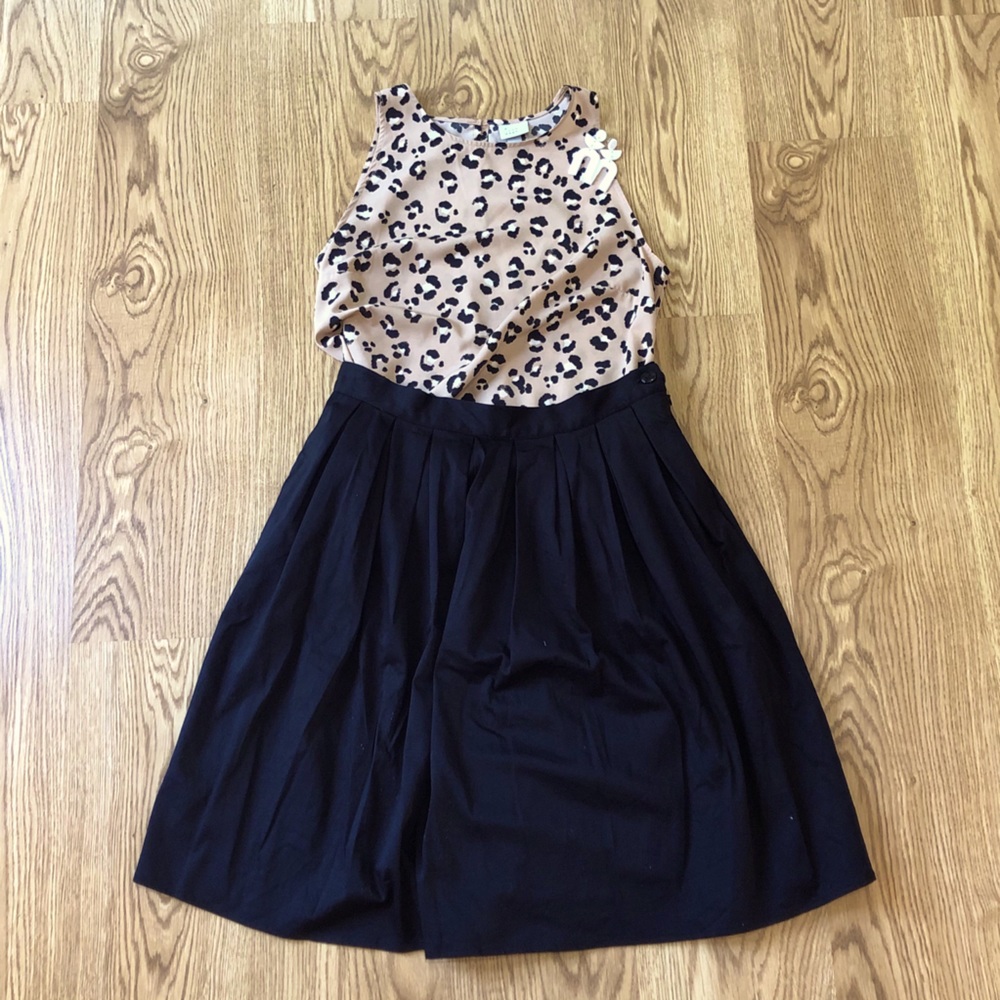 Black A-Line Midi Skirt - Medium